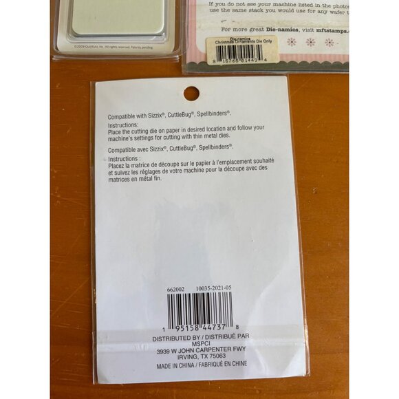 QuicKutz Die Namics, MFT Stamps Ornament & Halloween Cutting Dies Set Of 3 - Picture 10 of 12